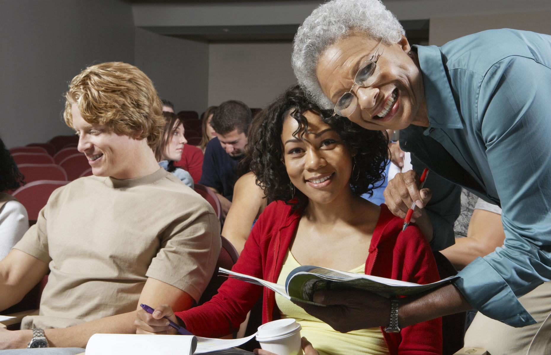 Older: Education, training and library occupations